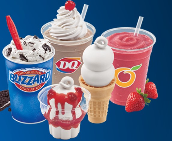 Dairy Queen Ice Cream Menu